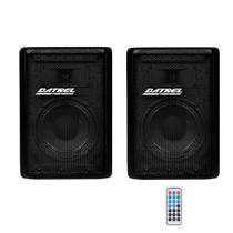 Kit Caixas Datrel Ativa 8" + Passiva 8" Bluetooth 150W
