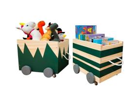Kit Caixas De Brinquedos, Caixas De Armenamento Montessori - Curumim Kidsroom