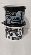 Kit caixas de farinha + chocolate 2 caixas Tupperware original