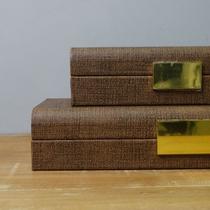 Kit Caixas Decorativas Mocca Paramount Organização e Estilo 2 Peças