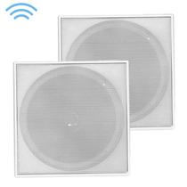 Kit Caixas Embutir SomBluetooth Quadrada Ativa+Passiva LeSon