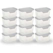 Kit Caixas Organizadoras 500ml com Tampa e Trava- Linha Prime
