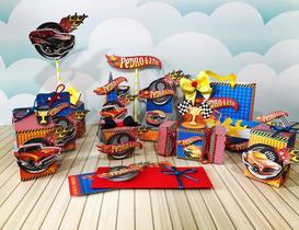 Kit Caixas Personalizadas Hot wheels