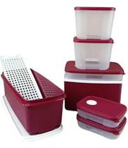 Kit caixas Tupperware original com 7 peças