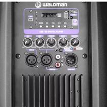 Kit caixas waldman amplificada ativa e passiva 10 c/ cabo de conexao fk-300x