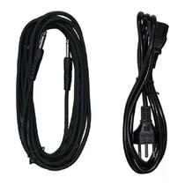 Kit caixas waldman amplificada ativa e passiva 8 c/ cabo de conexao fk-240x