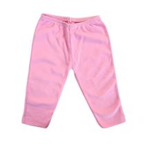 Kit Calça Bebê Mijão sem Pé 3 Peças 100% Algodão Feminino