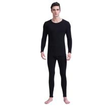 Kit Calça Blusa Térmica Frio Intenso Forrada Segunda Pele Masculino Top Tamanho Único