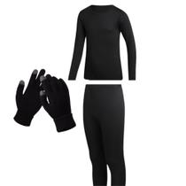 Kit Calça Blusa Térmica Frio Intenso Infantil Masculino Tamanho Único Kit Calça Blusa Térmica Frio Intenso Infantil Masculino Tamanho Único