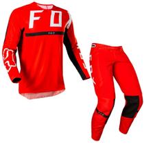 Kit Calça + Camisa Fox Merz360 Vermelho