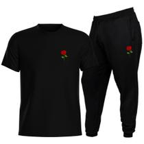 Kit Calça De Moletom Jogger eCamisa Camiseta Premiun Estampada