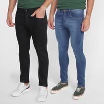 Kit Calça Jeans Skinny Vale de West Casual Masculina - 2 Peças