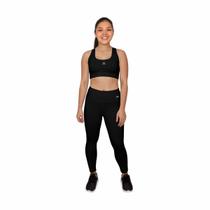 Kit Calça Legging e Top Nadador Basic Muvin para Treino Academia, Proteção Solar e Zero Transparência