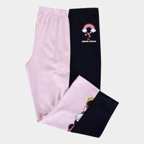 Kit Calça Legging Infantil Disney Minnie Mouse Menina Kit Calça Legging Infantil Disney Minnie Mouse Menina