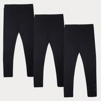 Kit Calça Legging Infantil Fila Letter Fun II Menina 3 Peças Kit Calça Legging Infantil Fila Letter Fun II Menina 3 Peças