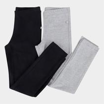 Kit Calça Legging Infantil Hering Menina - 2 Peças