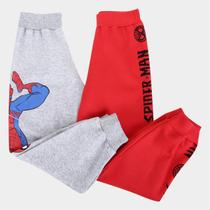 Kit Calça Moletom Infantil Marvel Avengers II Menino - 2 Peças