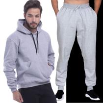 Kit Calça Moletom Jogger + Blusa Moletom Flanelada CANGURU 22