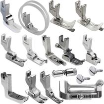 Kit Calcador Pezinho Guia Costura Reta Industrial 15pçs