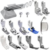 Kit Calcador Pézinhos Aparelho Viés Reta Industrial 14pç