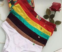 Kit calcinha 07 peças lisas