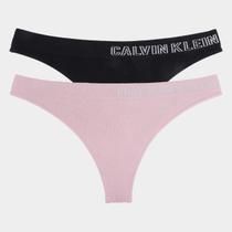 Kit Calcinha Calvin Klein Sem Costura Feminina - 2 Peças