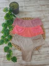 Kit Calcinha com Renda Tam M Kit Calcinha com Renda Tam M