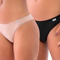 Kit Calcinha Del Rio Feminina 2 Peças Fio Dental Kit Calcinha Del Rio Feminina 2 Peças Fio Dental