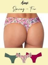 kit Calcinha Fio Drapê Spring