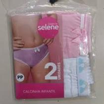kit calcinha infantil 2 un
