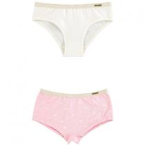 kit Calçinha Infantil Charpey 20623