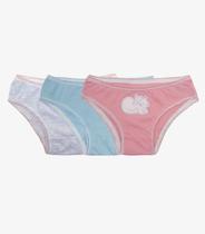 Kit Calcinha Infantil Select Rosa