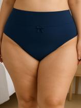 Kit Calcinha Plus Size Cintura Alta Tanga Grande Cós Alto 50 52 54 56 c11 KIT 3 THAMIRES PLUS