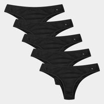 Kit Calcinha Tanga Hering Feminina - 5 Peças