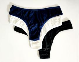 Kit Calcinhas Fio Dental Básica Modal