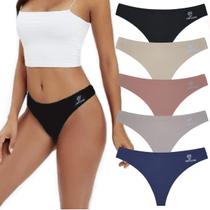 Kit Calcinhas Fio Dental sem costura não Marca Com 10 Peças - Atacado
