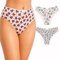 Kit Calcinhas Tanga 6 peças Algodão Conforto basica Feminina Calcinha 100% Algodão Kit Calcinhas Tanga 6 peças Algodão Conforto basica Feminina Calcinha 100% Algodão
