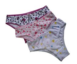 Kit Calcinhas Tanga 6 peças Algodão Conforto basica Feminina Calcinha 100% Algodão