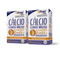 Kit Cálcio DPrev Cálcio 1000UI C/60 cpr. C/2 un. Kit Cálcio DPrev Cálcio 1000UI C/60 cpr. C/2 un.