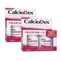 Kit Calciodex 500mg + Vitamina D3 - 240 Cápsulas