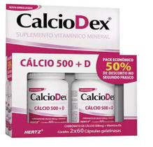 Kit Calciodex Cálcio +Vitamina D3 (120 Cápsulas) - Hertz