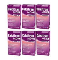 Kit Calcitran MDK 1.000UI Com 6 Uni De 60 Comprimidos Cada