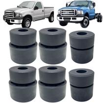 Kit calço coxim borracha cabine simples ford f250 f350 f4000 g3 1998 a 2019 (só borrachas)
