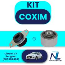 Kit Calço Coxim Esquerdo Inferior Motor Câmbio 307 Motor 2.0
