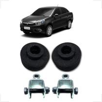 Kit Calço de mola Traseiro 3,5cm + Prolongador Fiat Siena