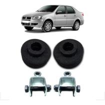 Kit Calço de mola Traseiro 4cm + Prolongador Fiat Siena
