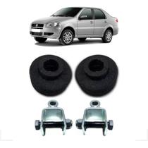 Kit Calço de mola Traseiro 5cm + Prolongador Fiat Siena