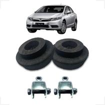 Kit Calço de mola Traseiro + Prolongador 2pol Civic 2006/18