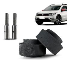 Kit Calço Dianteiro 5cm+ Prolongador Dianteiro Saveiro g5/