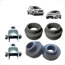 Kit Calço Mola Dianteiro/Traseiro +Prolo. Ford Ka/New Fiesta